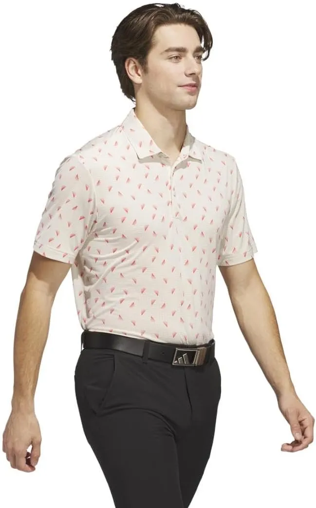 adidas Men's Ultimate365 Printed Mesh Polo Shirt