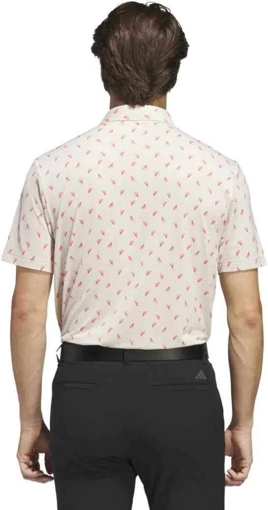 adidas Men's Ultimate365 Printed Mesh Polo Shirt