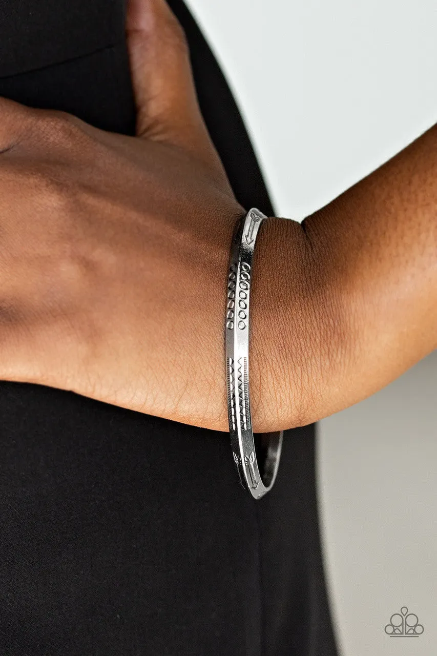 Aim Higher Silver Paparazzi Bracelet
