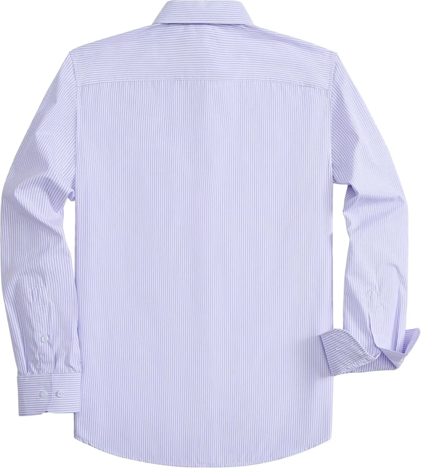 Alimens & Gentle Men's Striped Dress Shirt Button Down Regular Fit Shirts Casual Business Transitional Weather