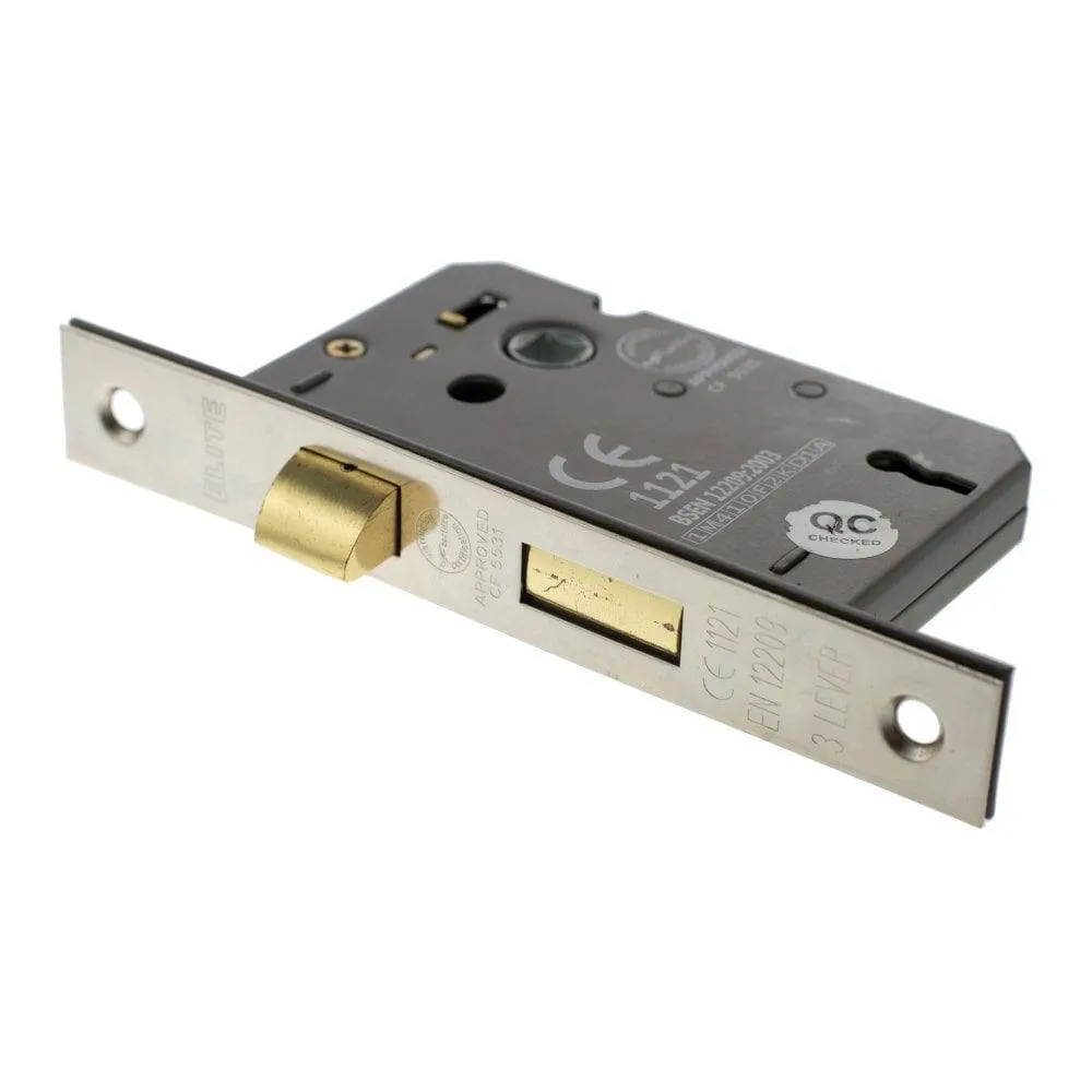 Atlantic 3" CE Elite 3 Lever Key Sashlock (Satin Nickel)