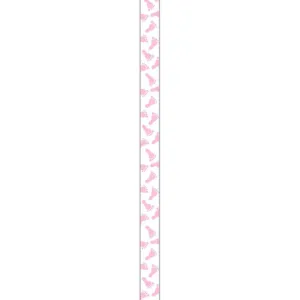 Babyfeet Satin 3/8in Ribbon Pink