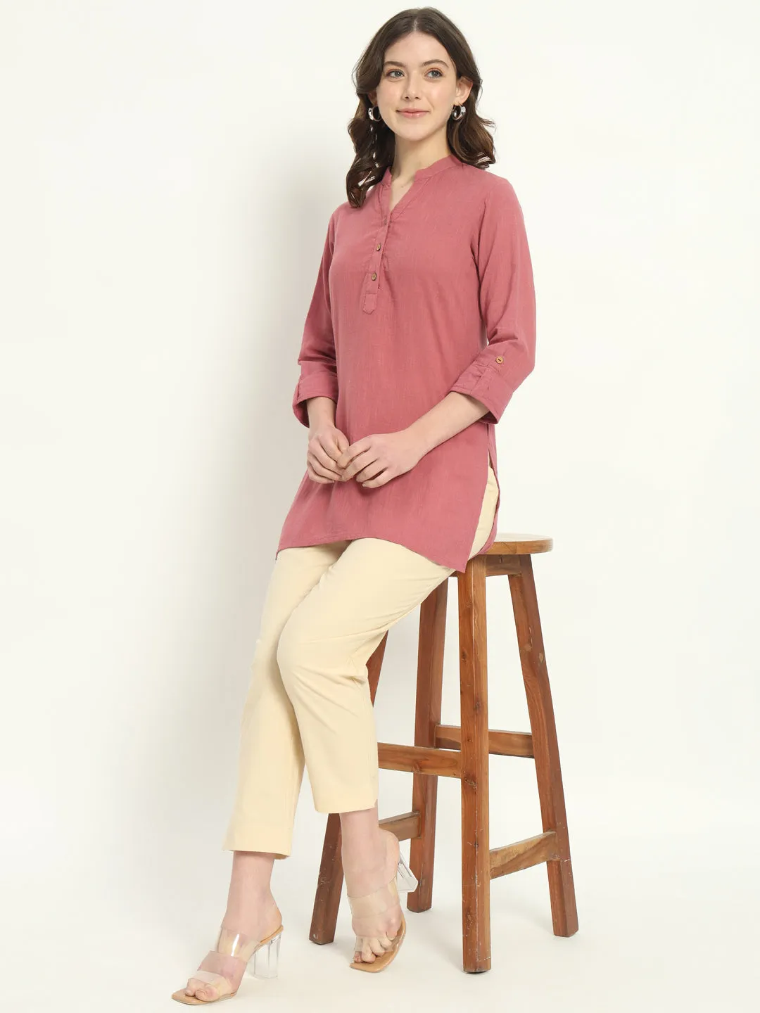 BEIGE COTTON PANTS