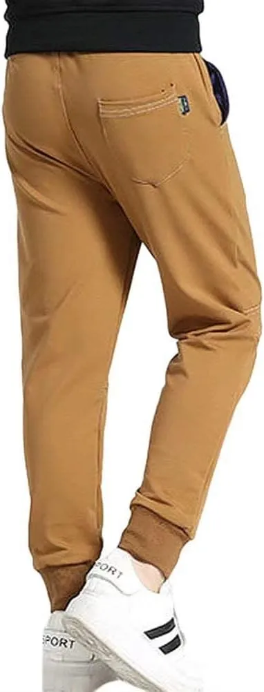 BINPAW Boy's Cotton Sweatpants, Age 4T-16 Years