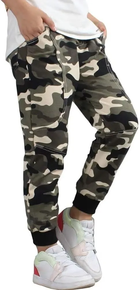 BINPAW Boy's Cotton Sweatpants, Age 4T-16 Years
