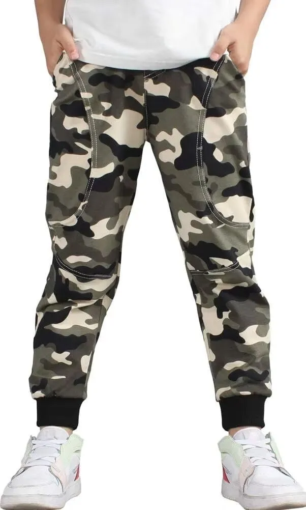 BINPAW Boy's Cotton Sweatpants, Age 4T-16 Years