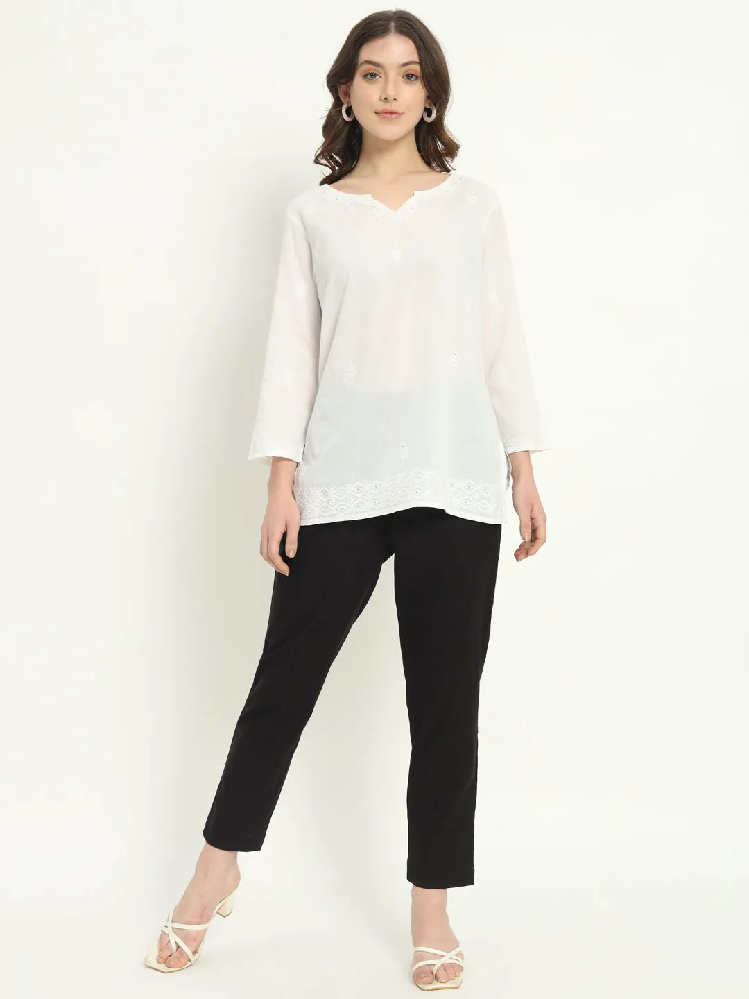 BLACK COTTON PANTS