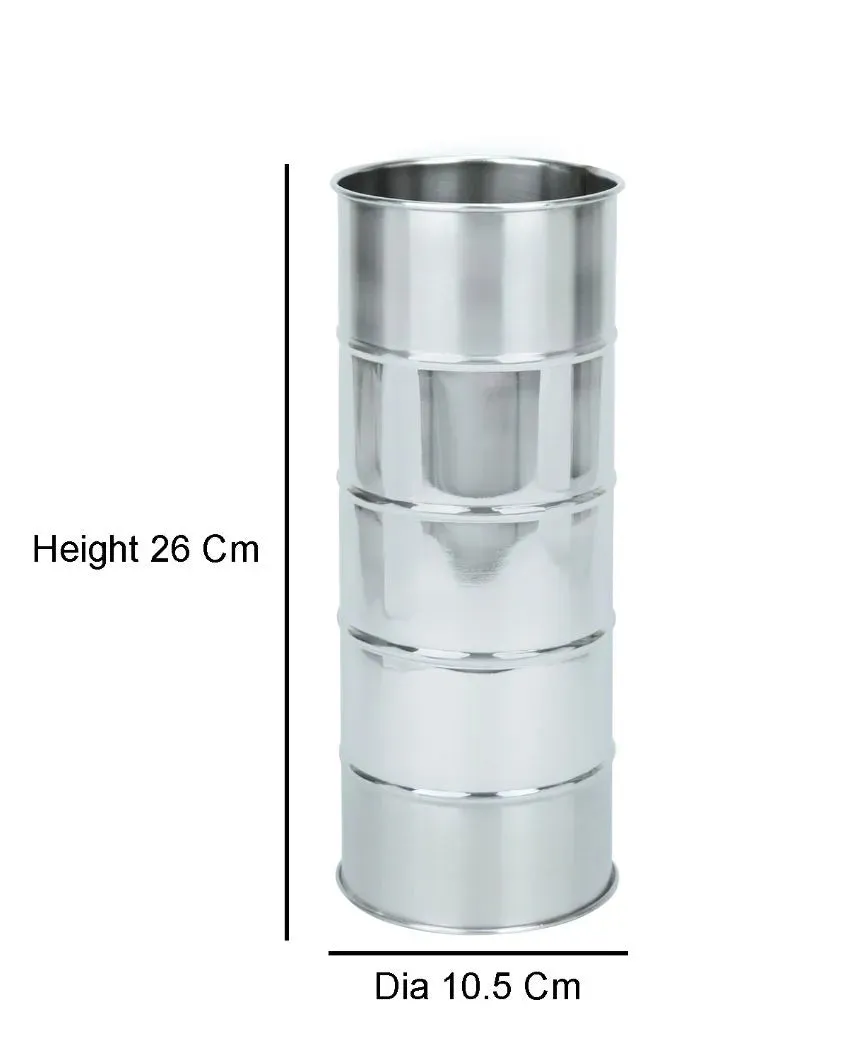 Cane Whisper Design Stainless Steel Flower Vase