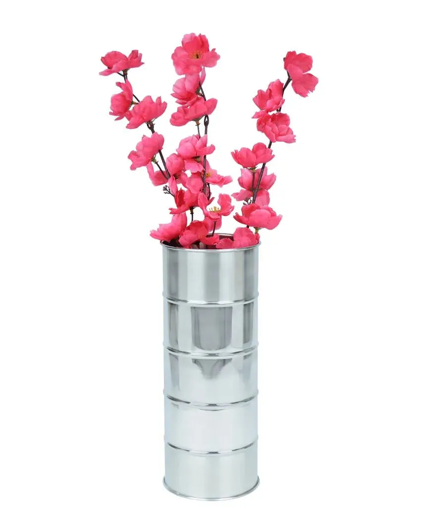 Cane Whisper Design Stainless Steel Flower Vase