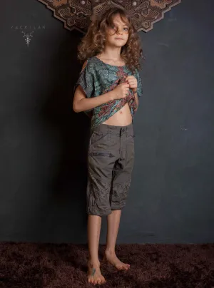 Corsaire Kid / Cotton Printed - GREY