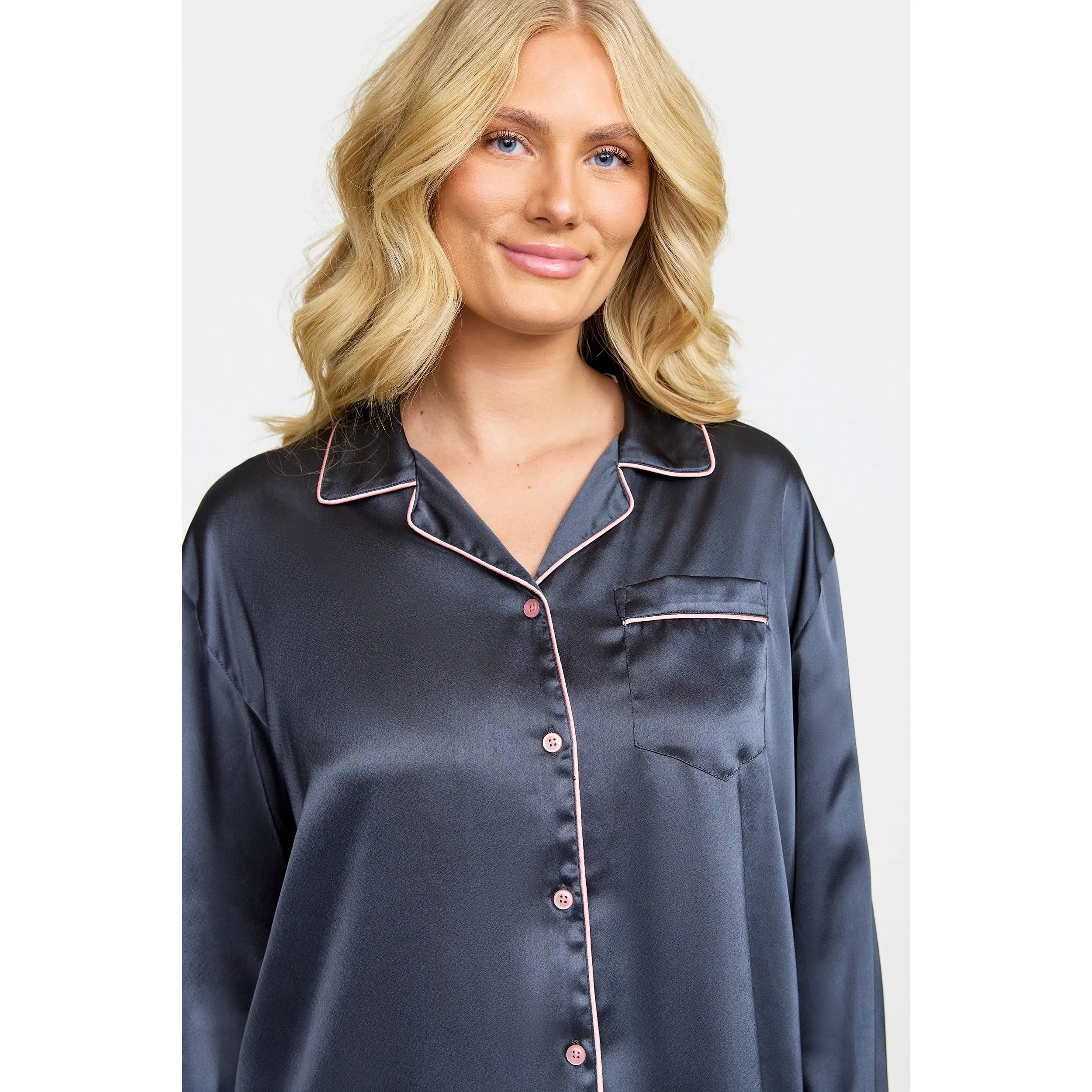 Damella Floral Satin Pyjamas