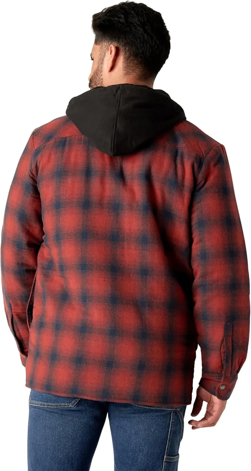 Dickies Men's Relaxed Fit Icon Hooded Quilted Shirt Jacket