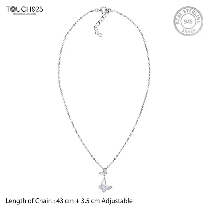 Duo Butterfly Necklace