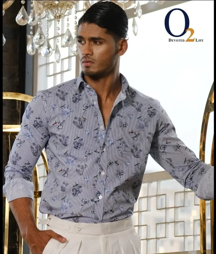 Fancy Nature Cotton Printed Shirt