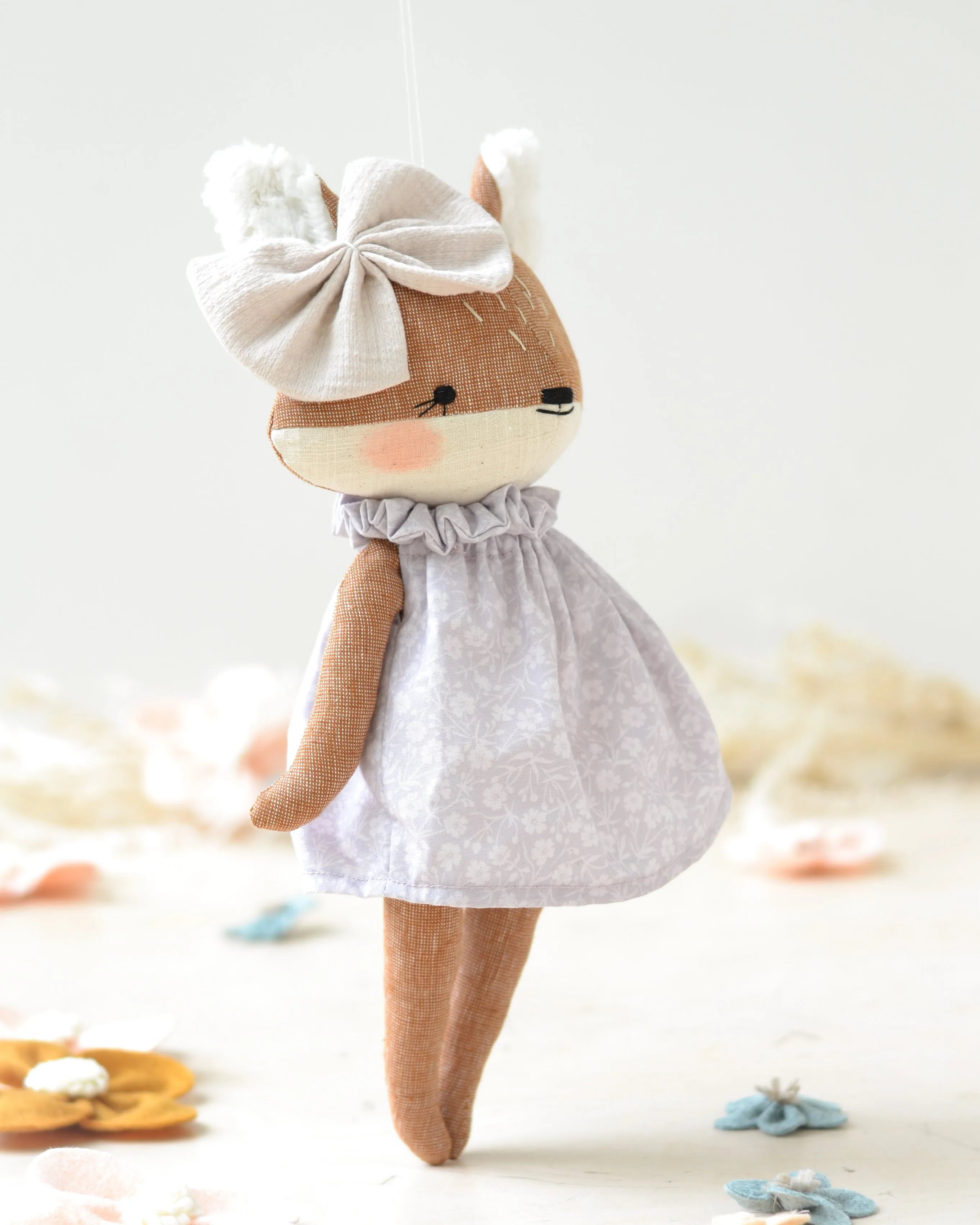 Fox Doll Pink Lilac Dress