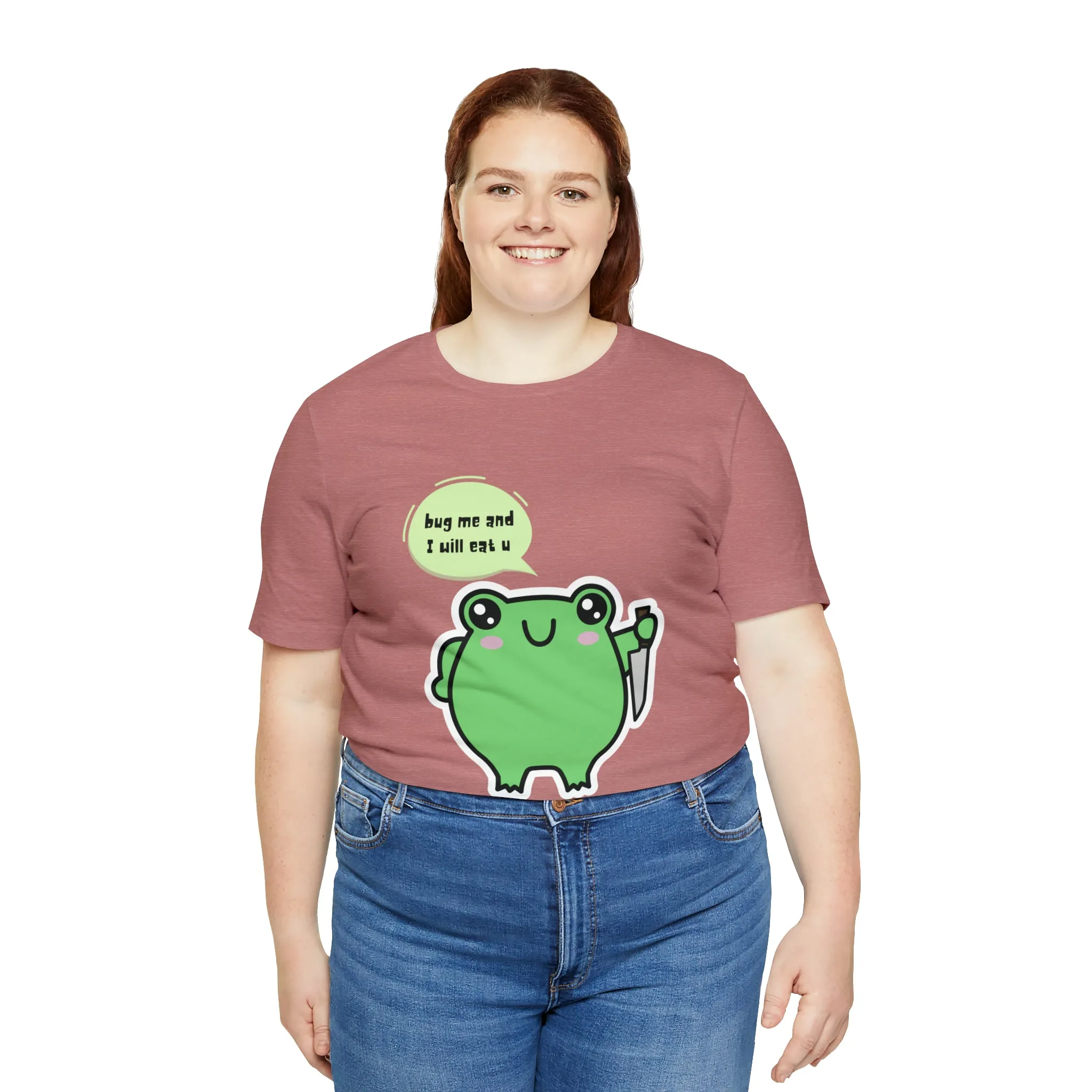 Frog kawaii cute Unisex Jersey Short Sleeve Tee