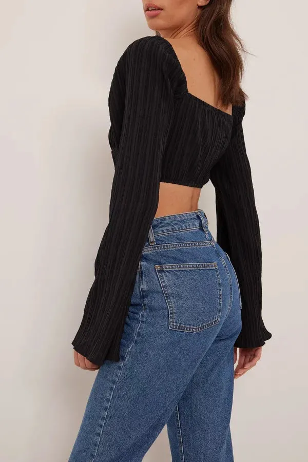 Gathered Bust Corset Blouse