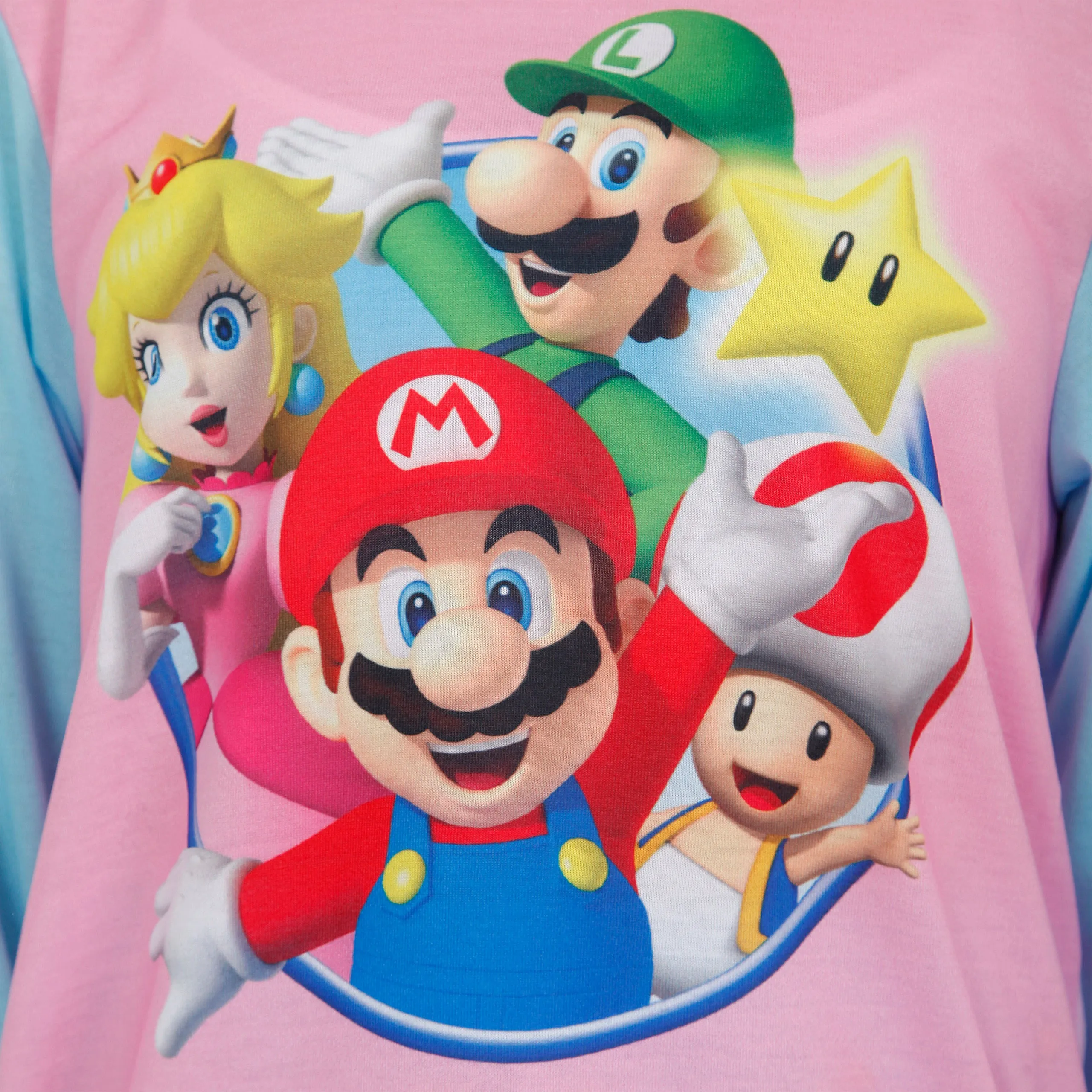 Girls Super Mario Long Pyjamas