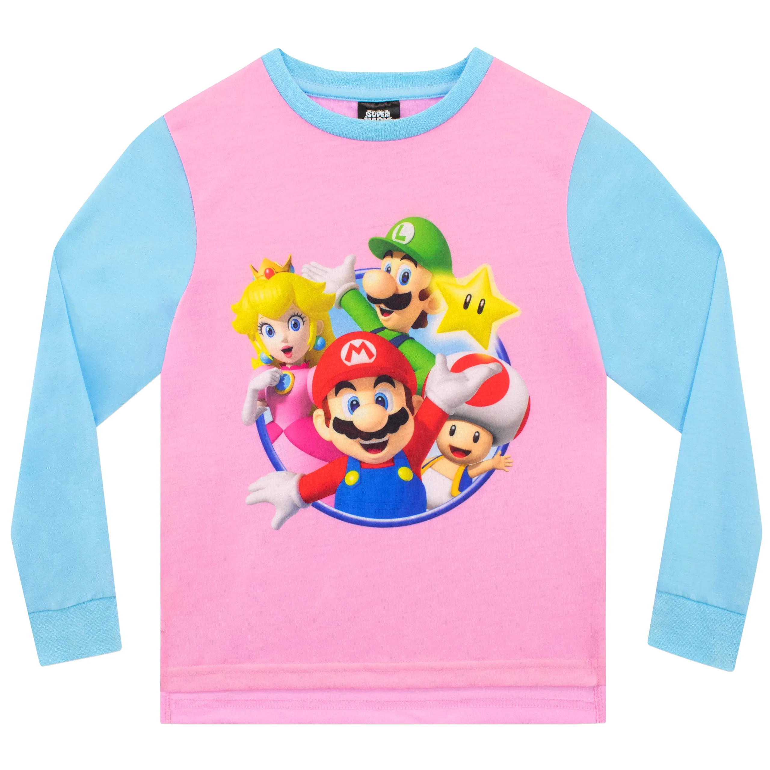 Girls Super Mario Long Pyjamas