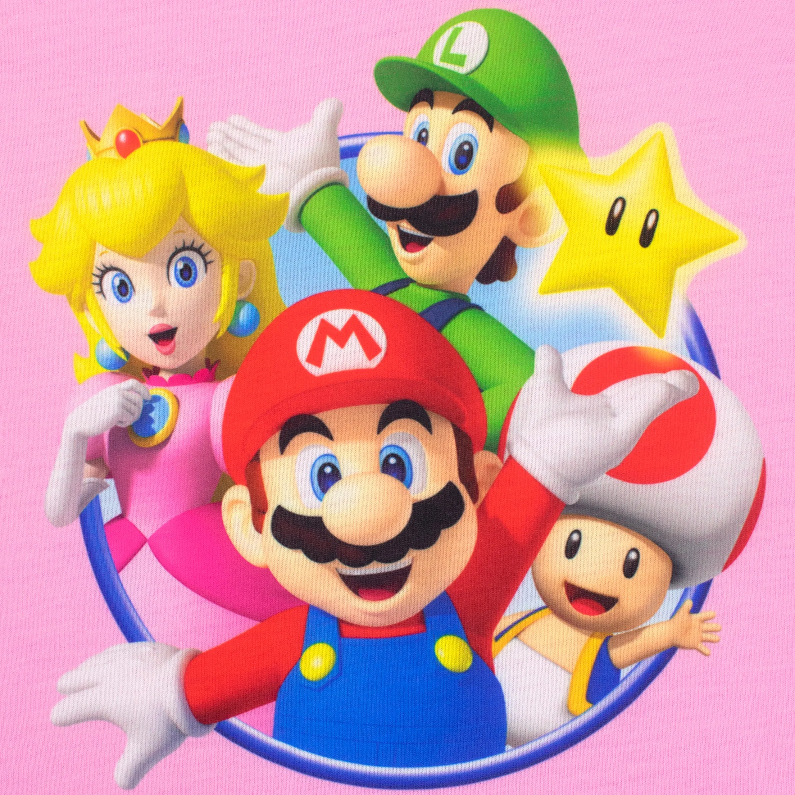 Girls Super Mario Long Pyjamas
