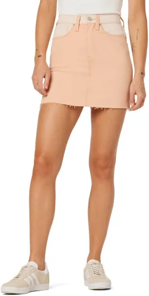 Hudson Women's Viper Mini Skirt, Pink/Sand
