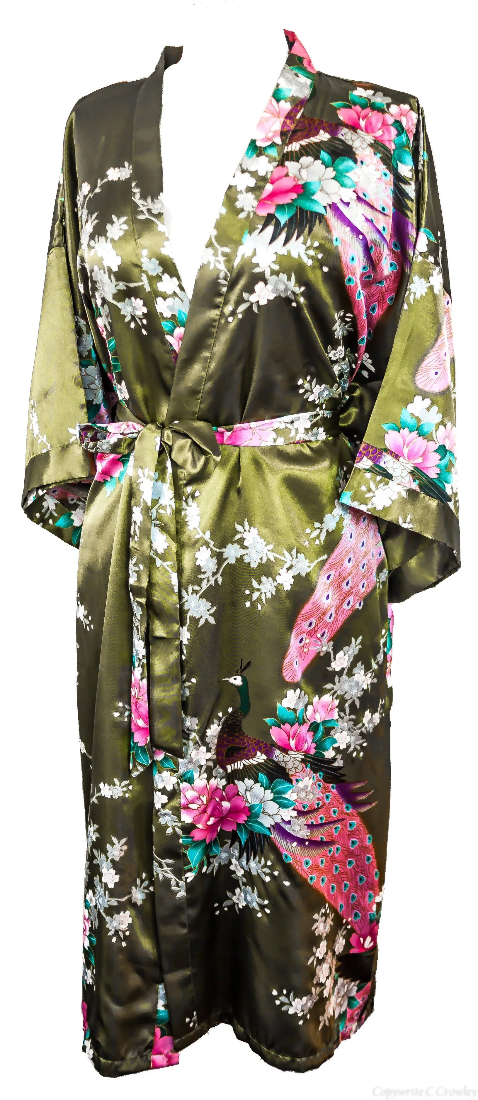 Kimono Robe Peacock - Lightweight Women's Robe | Indulge in Affordable Luxury