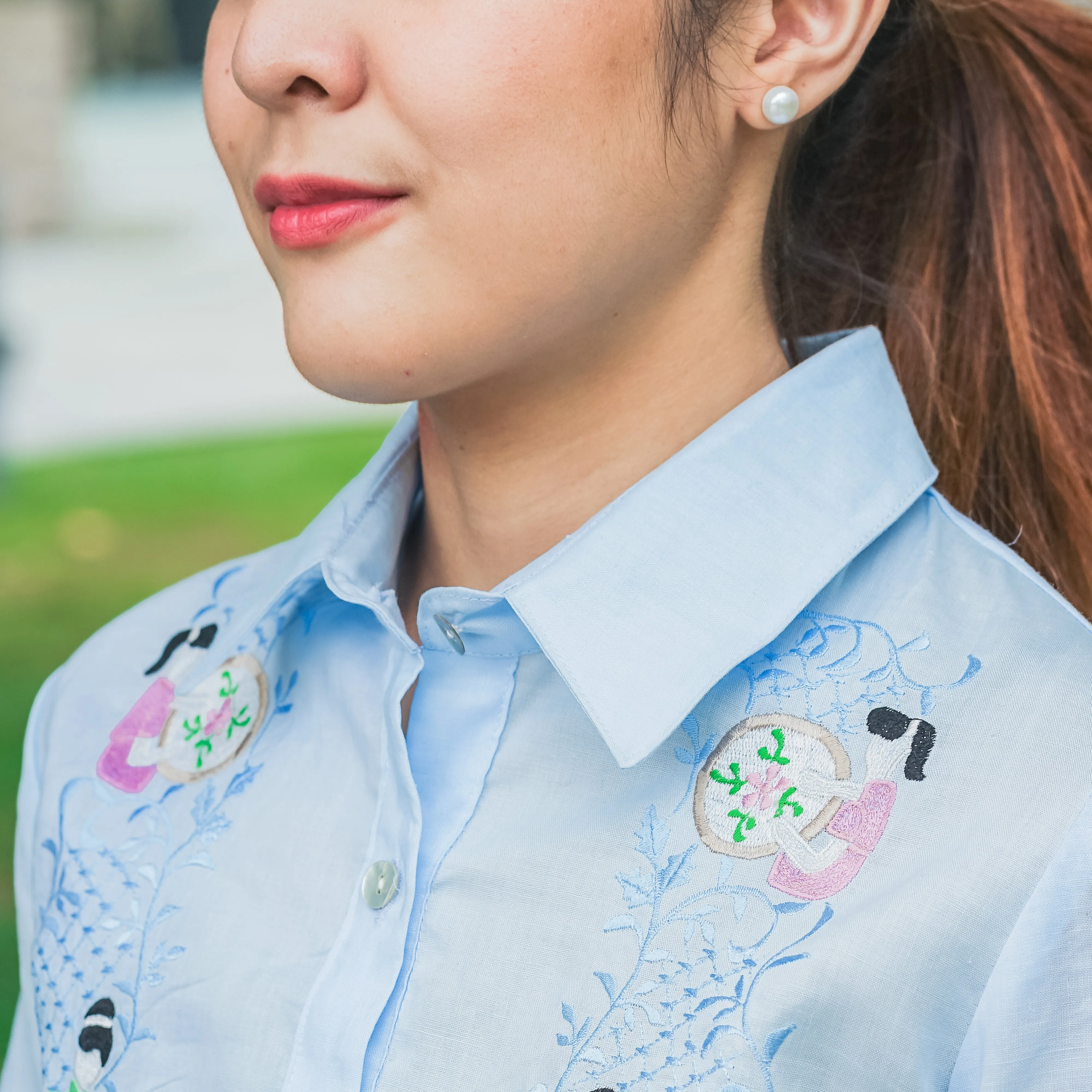 Ladies 3/4 Sleeve Blouse