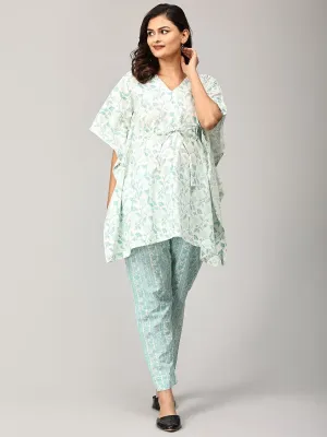 Minted Secret Maternity and Nursing Kaftan Co Ord Set