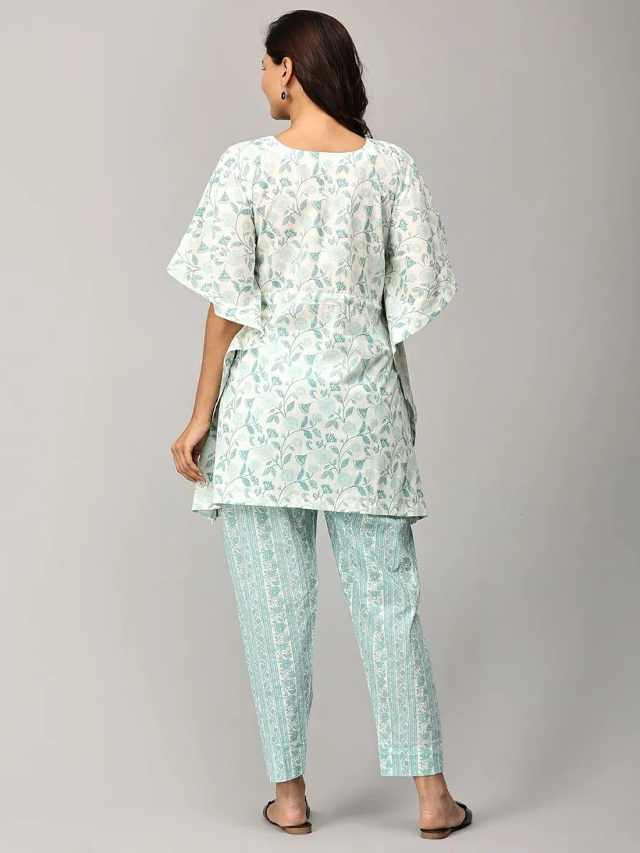 Minted Secret Maternity and Nursing Kaftan Co Ord Set