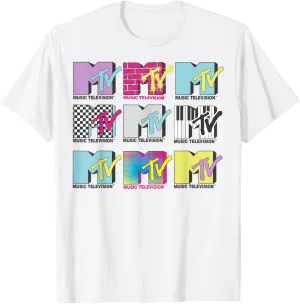 MTV Logo Stack Style Graphic T-Shirt T-Shirt