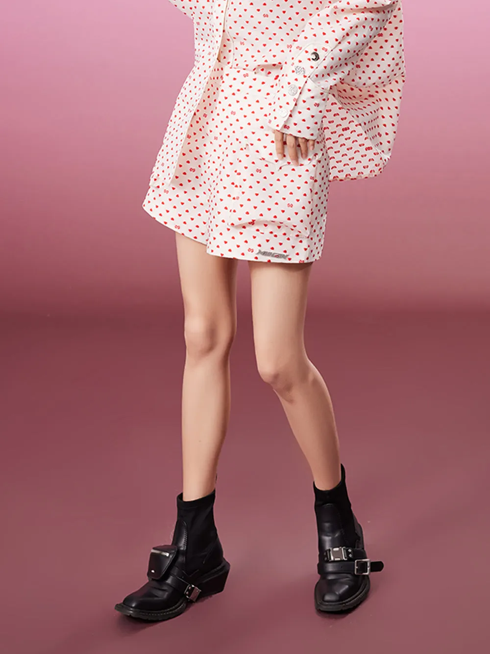 MUKZIN Polka Dot Embroidery Long-sleeved Elegant All-match Shirts