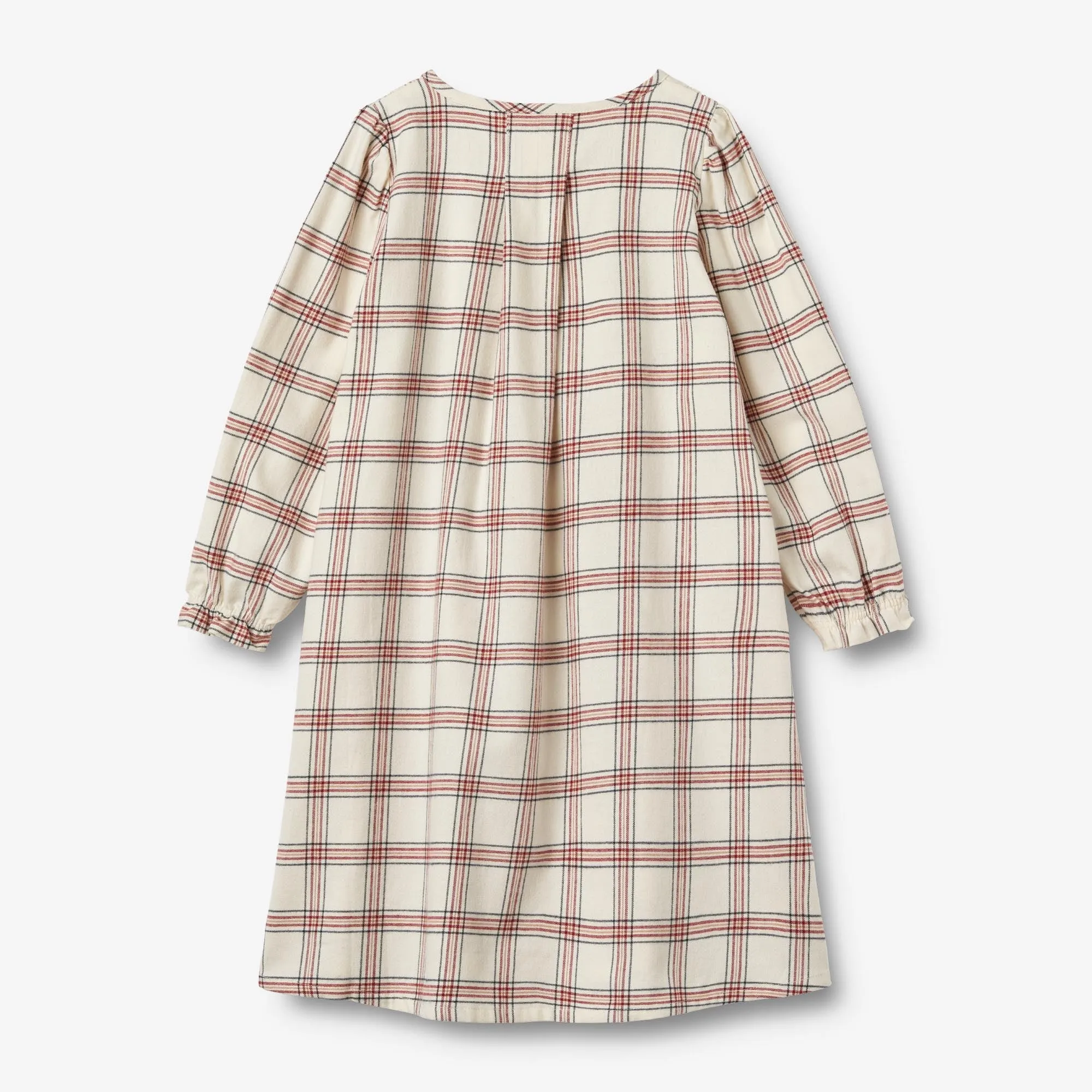 Nightgown Gudrun - eggshell check