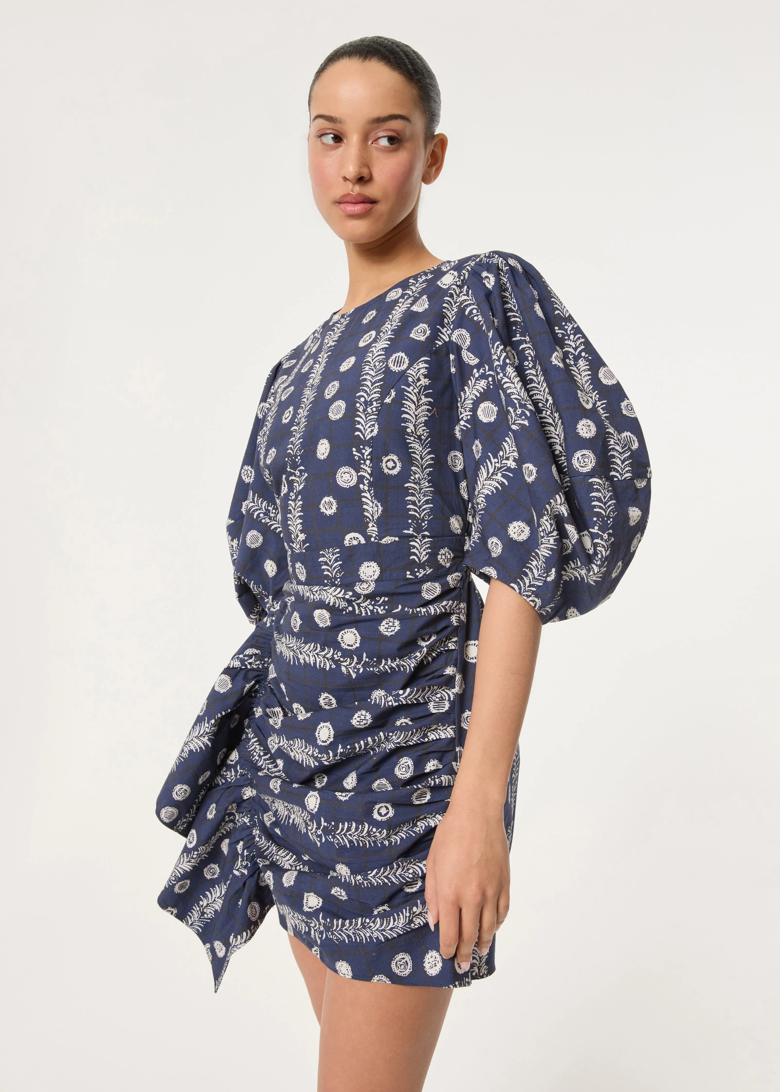 Pia Dress | Woodblock