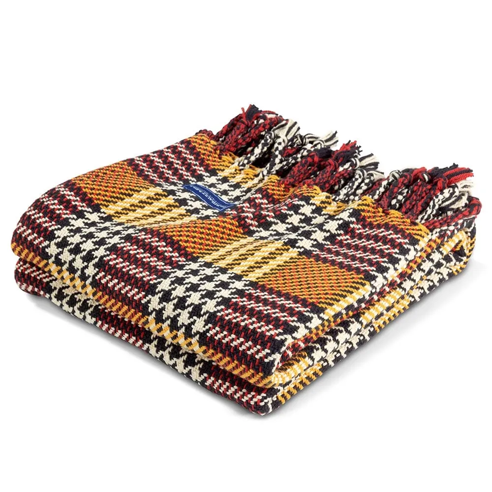 Portland Plaid Cotton Throw