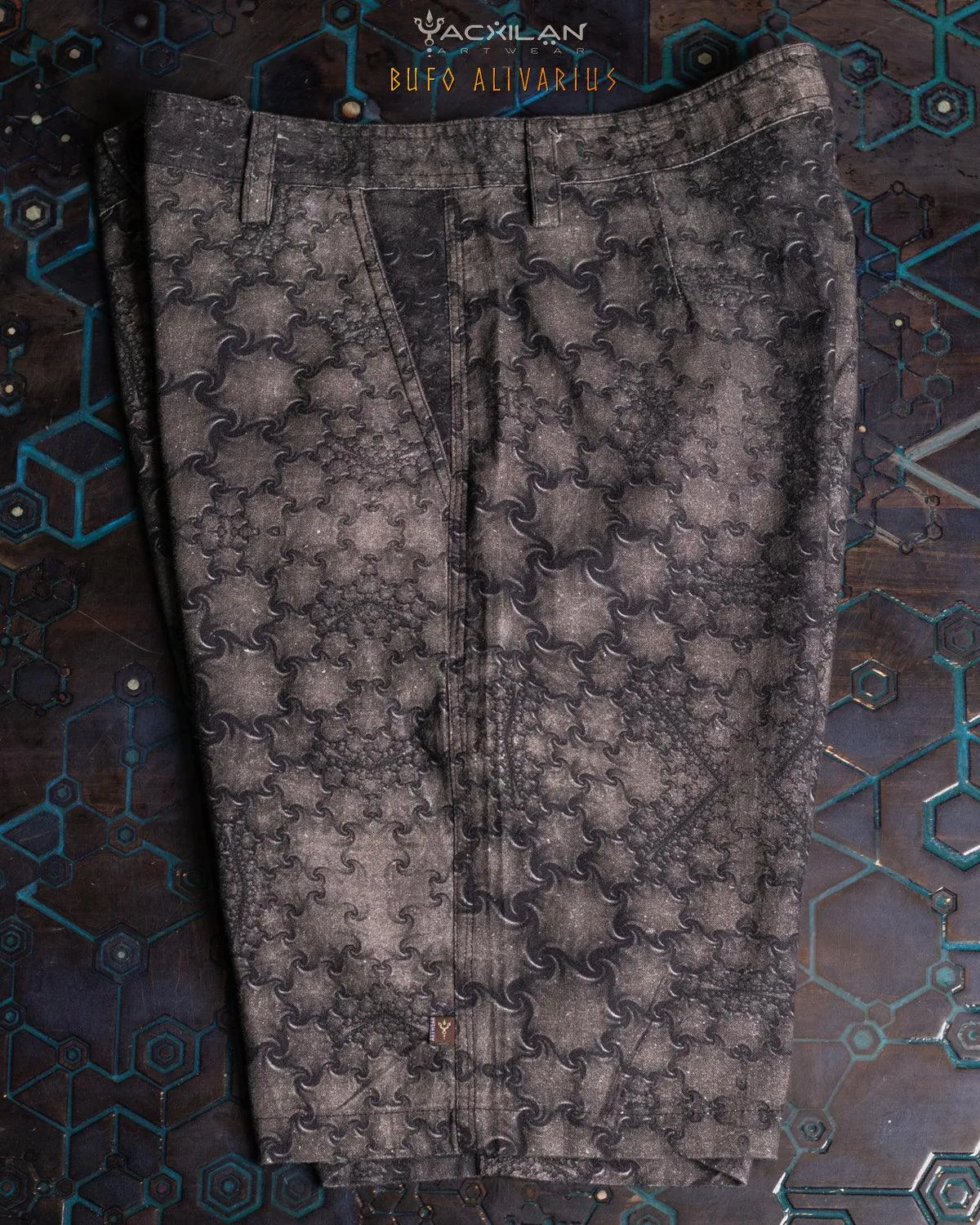 Skate Short Men / Combed Cotton Herringbone - BUFO ALIVARUS