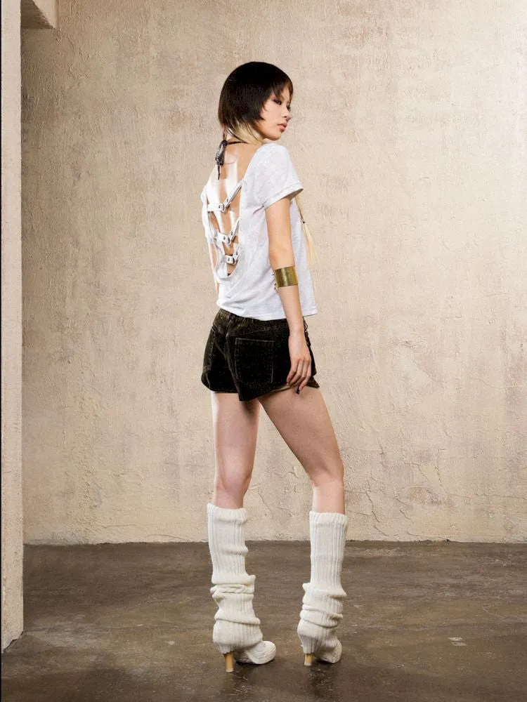 Stamped Printed Backless Top【s0000009479】