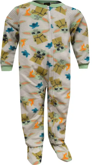 Star Wars Mandalorian Grogu Blanket Sleeper Toddler Pajama