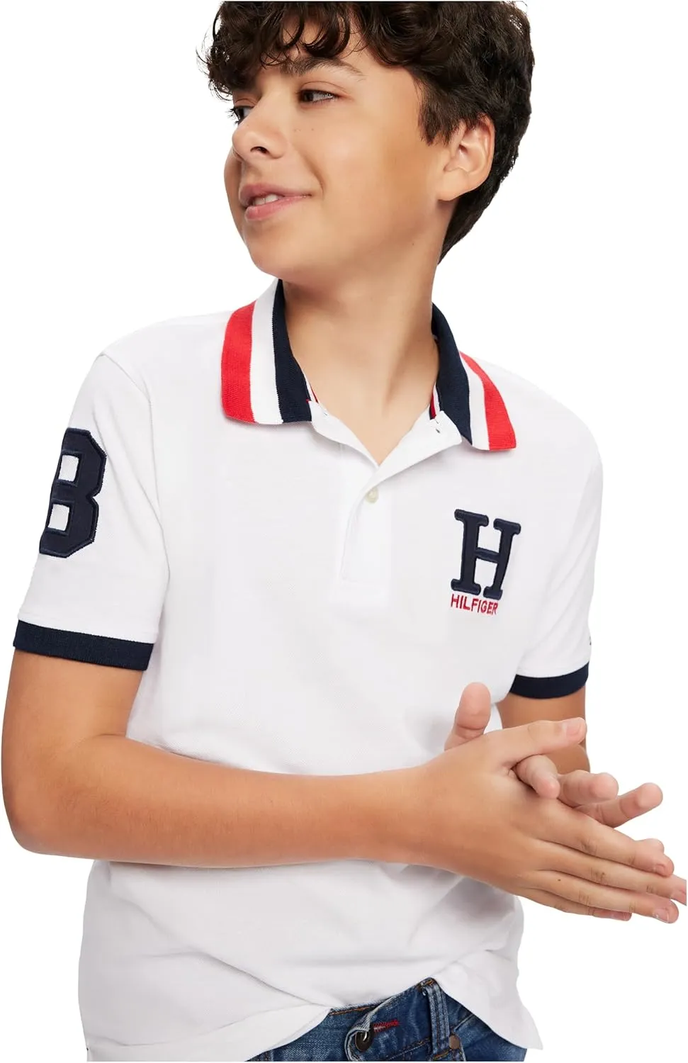 Tommy Hilfiger Boy's Short Sleeve Matt Polo Shirt
