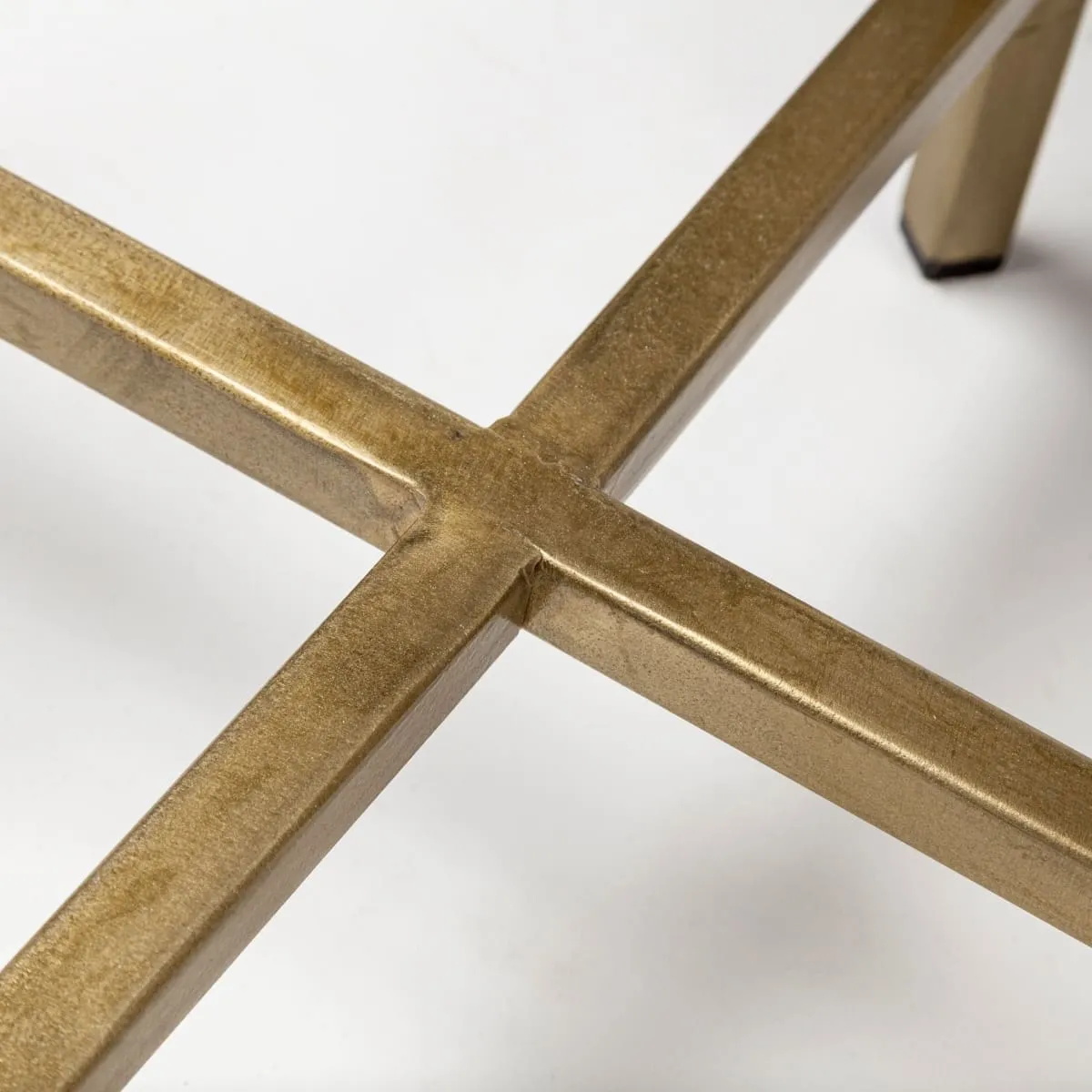 Vincent End Side Table White Marble | Gold Iron | Set of 2