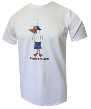 WebUndies Youth S/S Logo  Snorkel Duck Tee Shirt