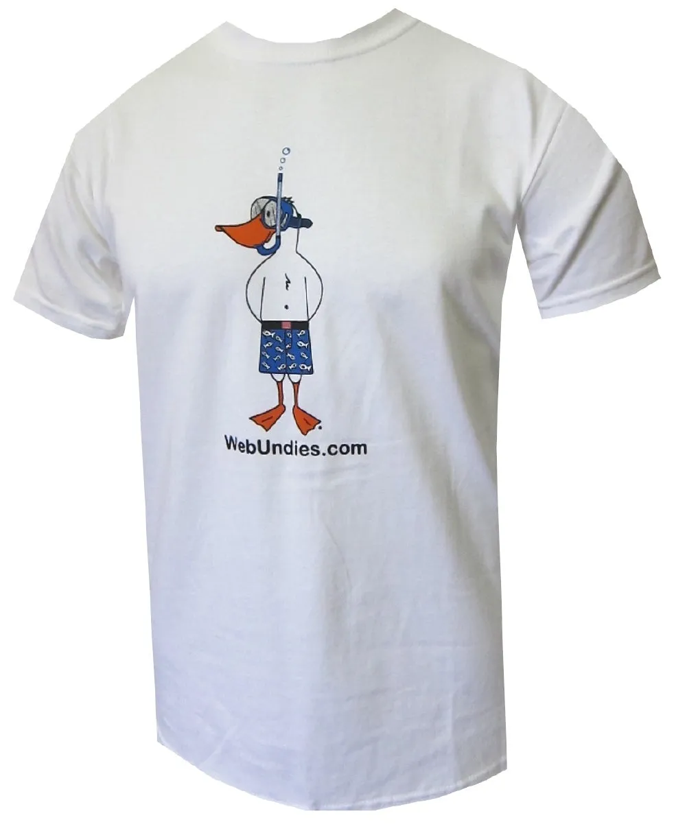 WebUndies Youth S/S Logo  Snorkel Duck Tee Shirt