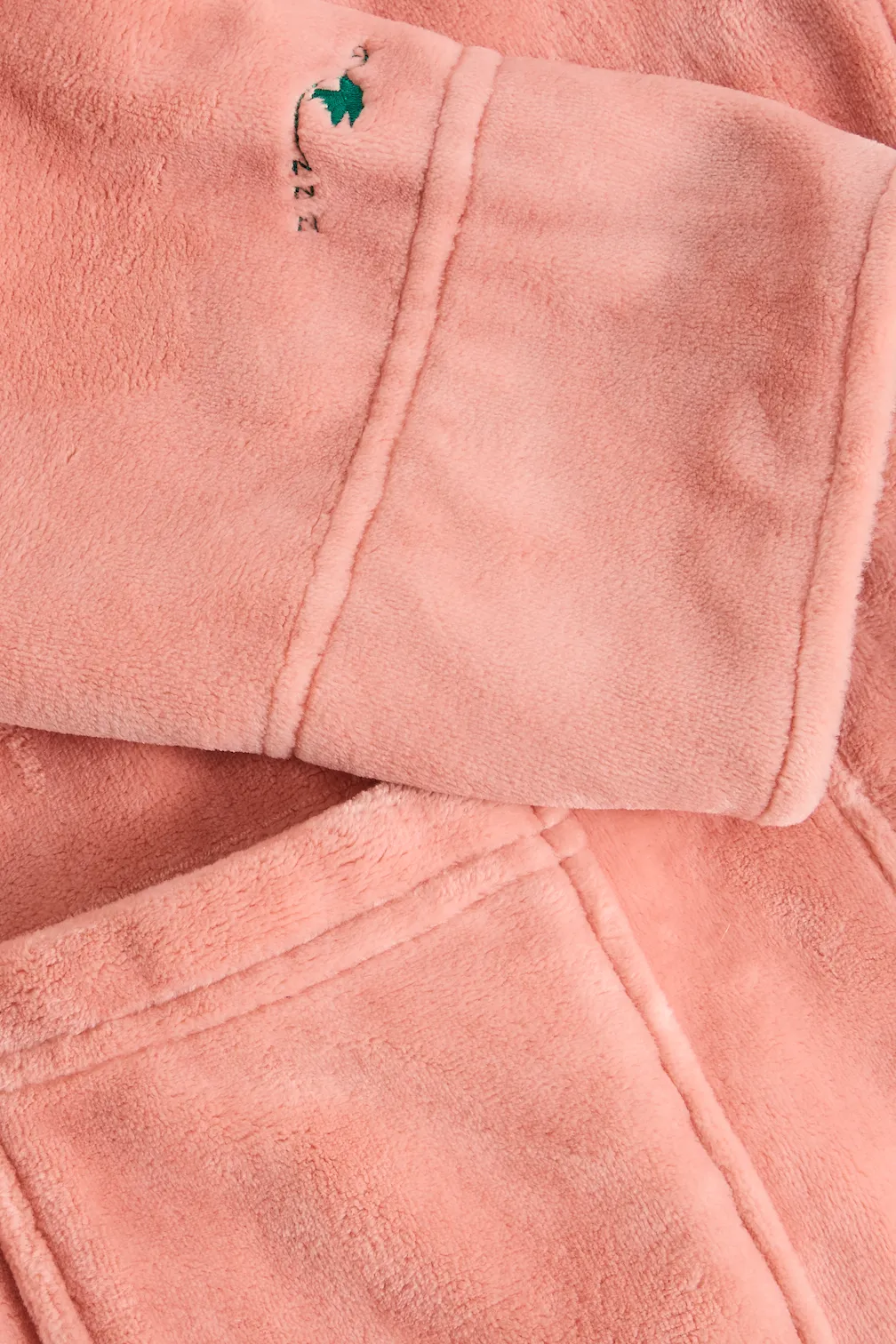 White Stuff Mid Pink Clover Cosy Dressing Gown