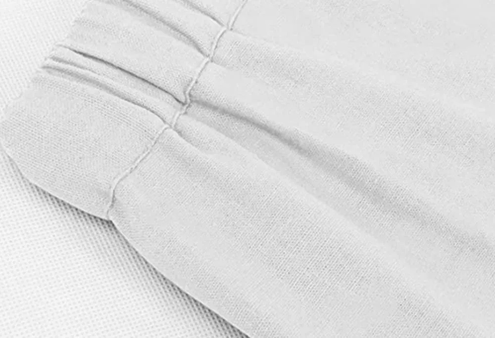 yoeasy Women Cotton Linen Drawstring Wide Leg Pants High Waisted Casual Loose Trousers with Pockets